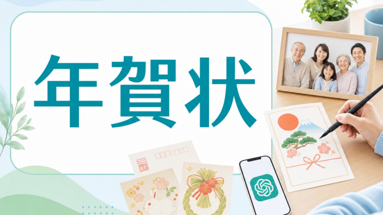 シニアの年賀状をChatGPTで作る｜文面づくりが5分で完成