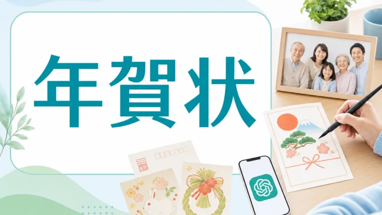 シニアの年賀状をChatGPTで作る｜文面づくりが5分で完成