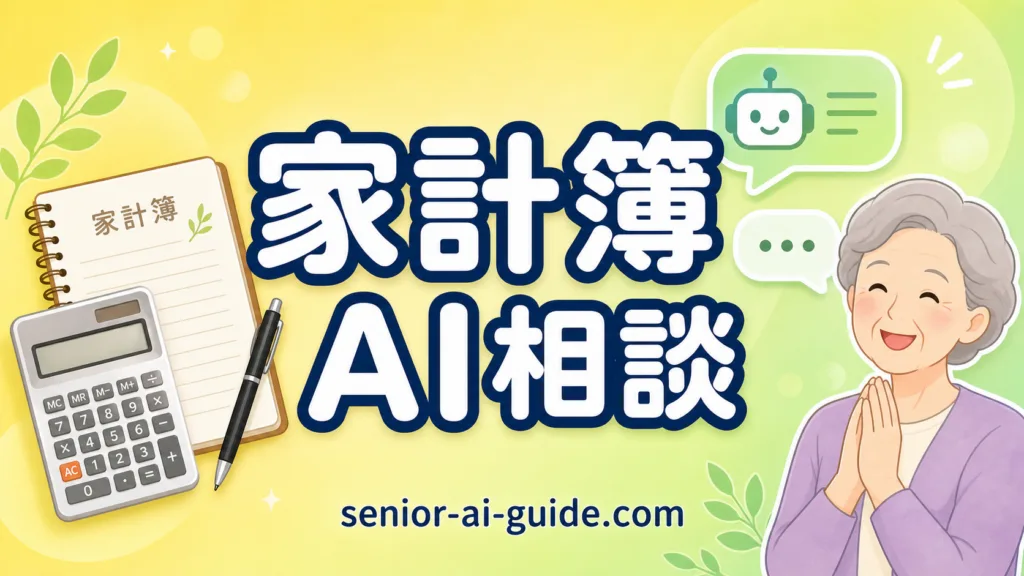 【2026年最新】家計簿をChatGPTで簡単につける7つのコツ｜シニア向けスマホ手順