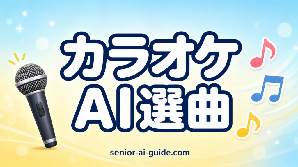 【2026年最新】カラオケの曲をChatGPTに選んでもらう｜場面別7パターン