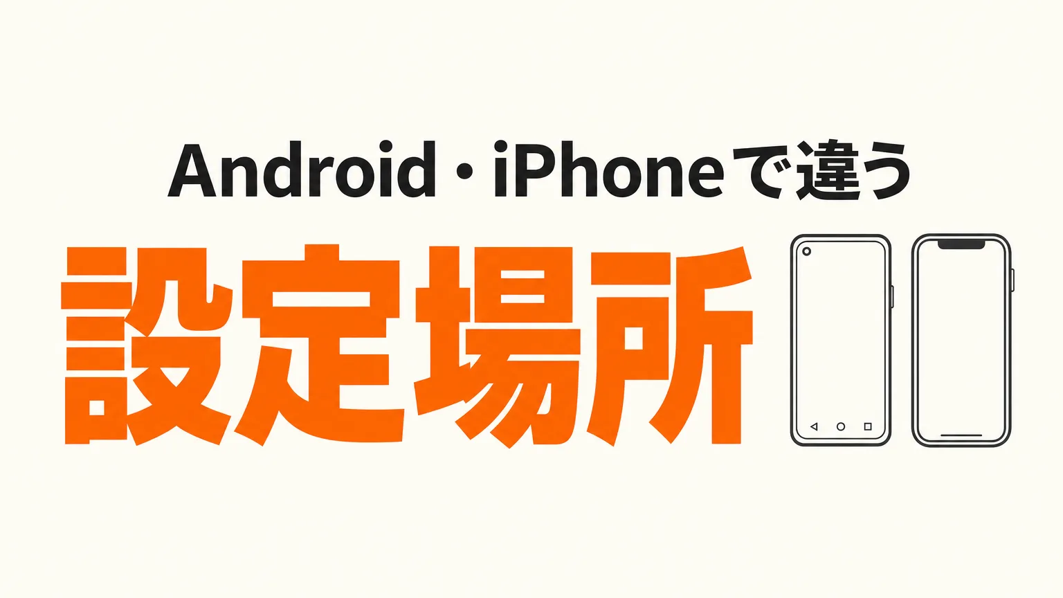 AndroidはYouTube内、iPhoneは本体設定、パソコンはプレーヤーオプションという字幕サイズの場所比較
